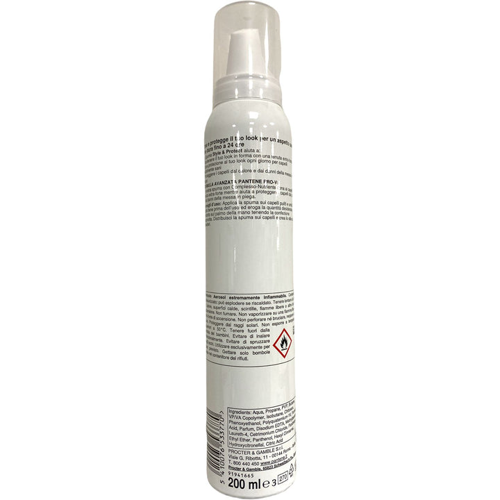 Pantene spuma style & protect tenuta 04 200 ml