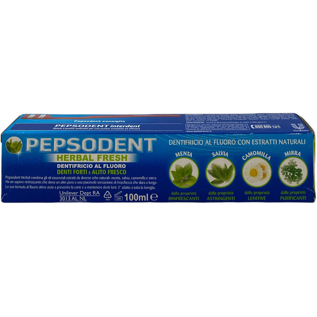 Pepsodent dentifricio herbal fresh 100 ml
