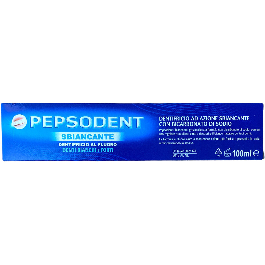 Pepsodent dentifricio sbiancante con bicarbonato di sodio 100 ml