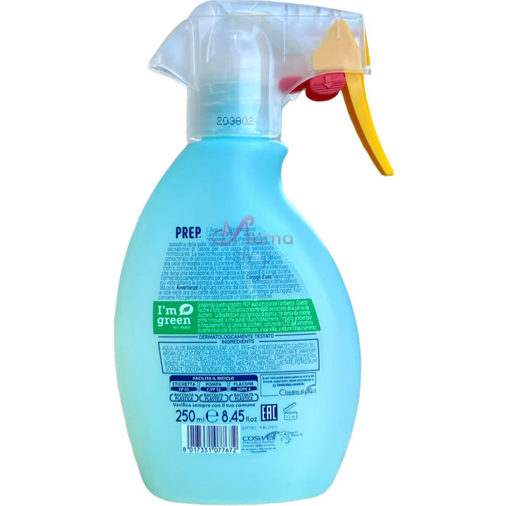 Prep sun acqua rinfrescante lenitiva con aloe vera spray 250 ml