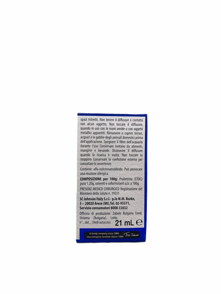 Raid liquido ricarica gelsomino 30 notti 21 ml