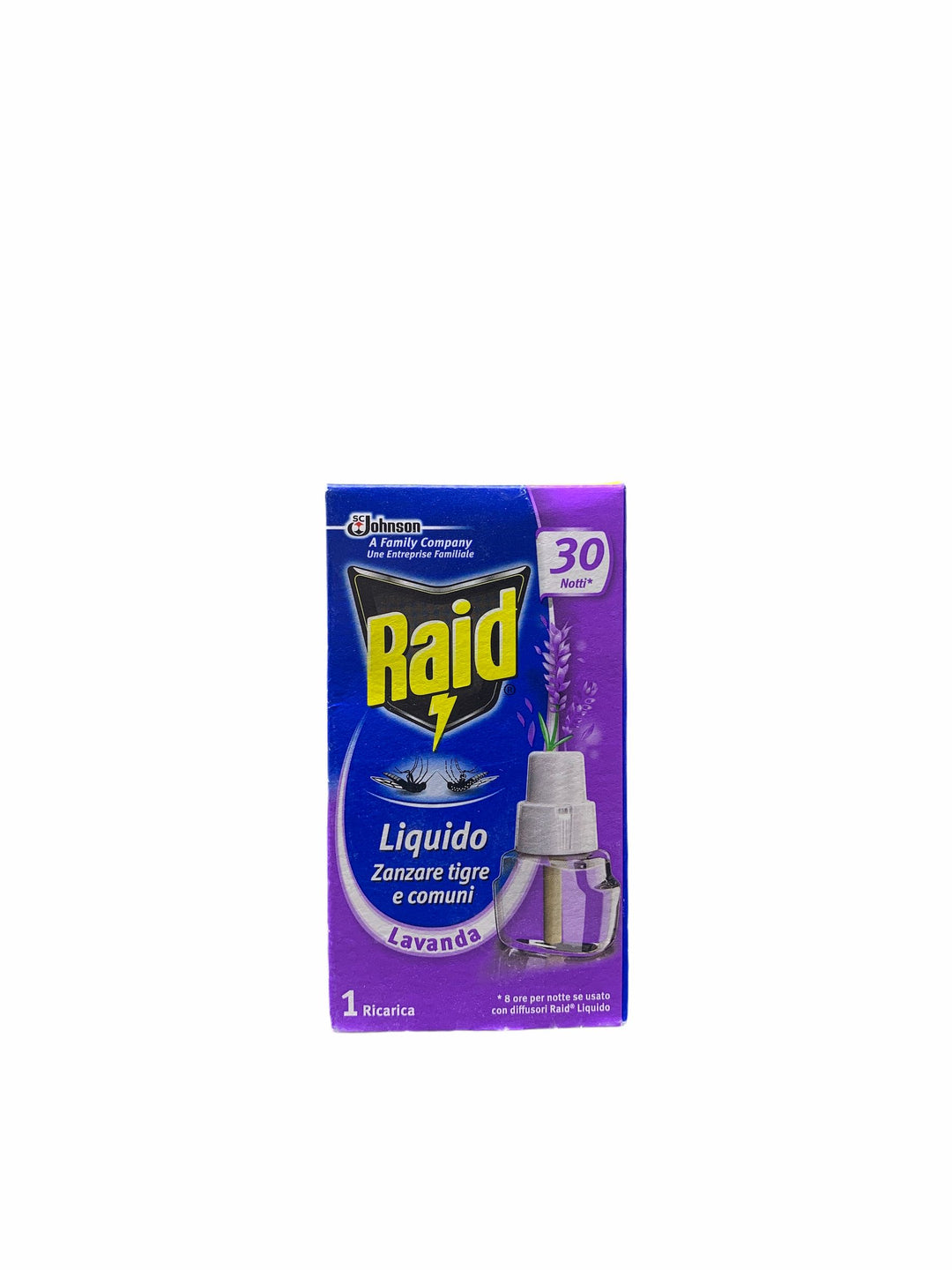 Raid liquido ricarica lavanda 30 notti 21 ml