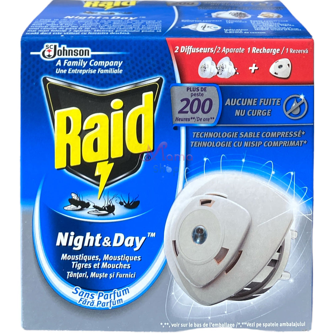 Raid night&day 2 diffusori + 1 ricarica