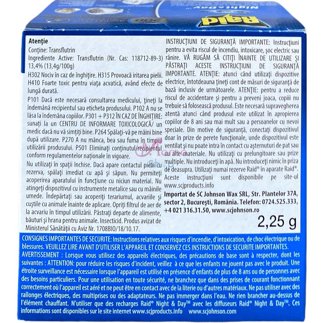 Raid night&day 2 diffusori + 1 ricarica