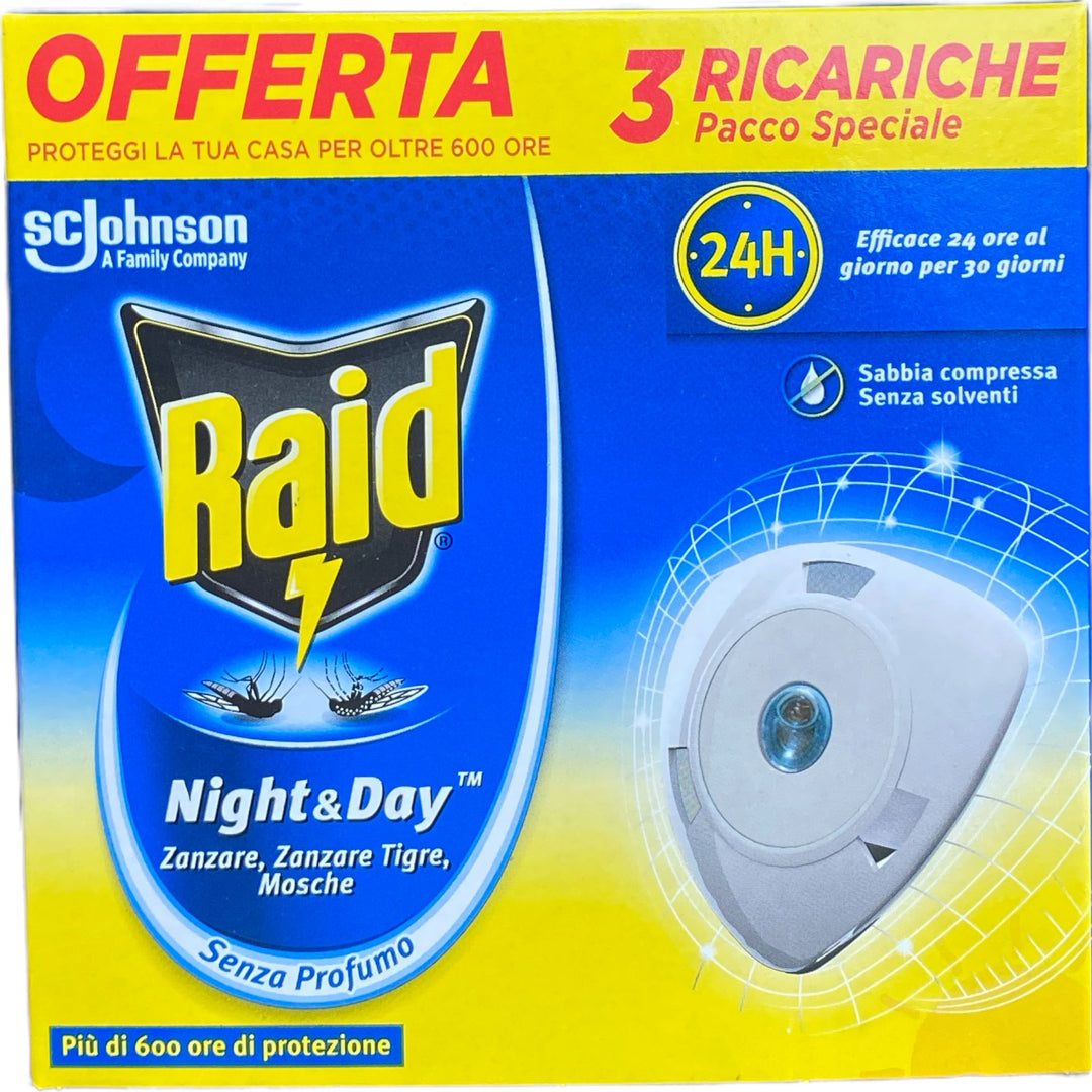 Raid night&day ricarica da 3 pezzi