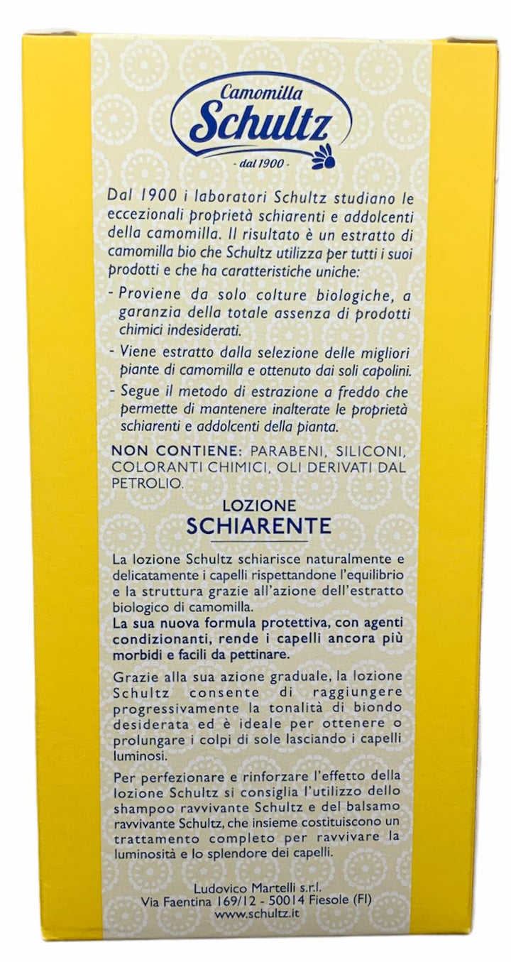 Schultz lozione schiarente 200 ml