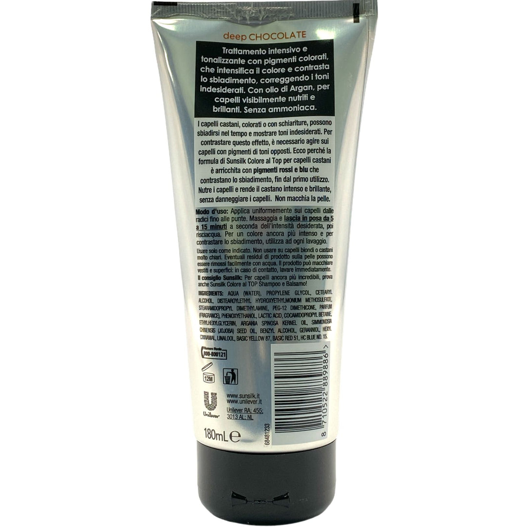 Sunsilk co creations colore al top trattamento tonalizzante deep chocolate 180 ml