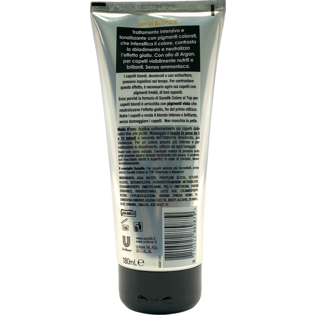 Sunsilk co creations colore al top trattamento tonalizzante serial blonde 180 ml