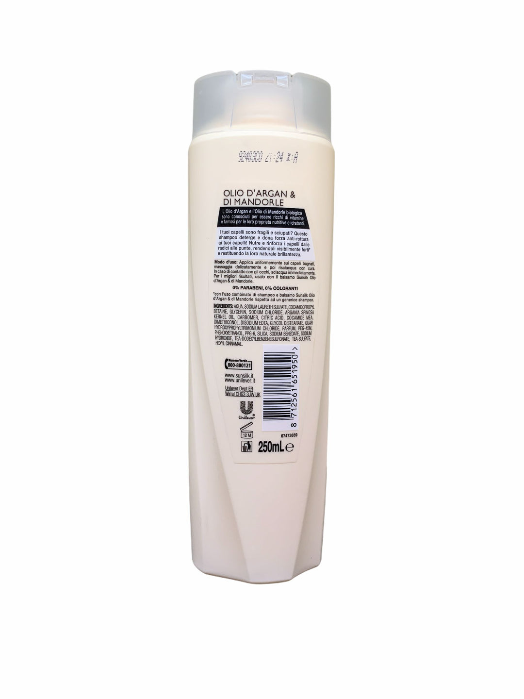 Sunsilk shampoo ricarica naturale anti rottura 250 ml
