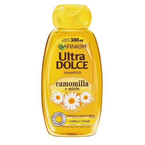Ultra dolce shampoo illuminante capelli chiari camomilla e miele di fiori 300 ml