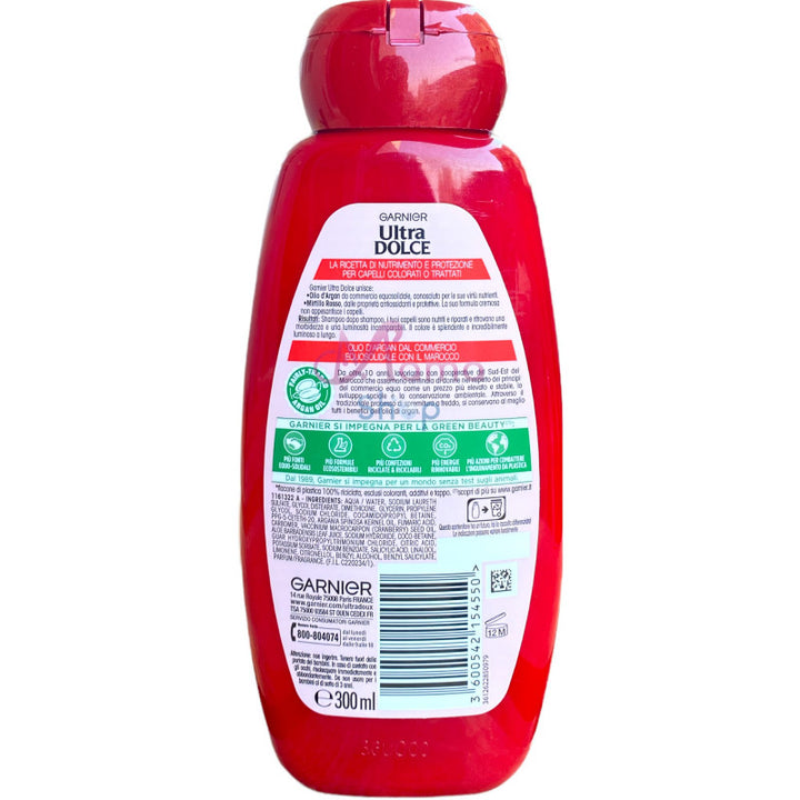 Ultra dolce shampoo olio d'argan e mirtillo rosso 300 ml
