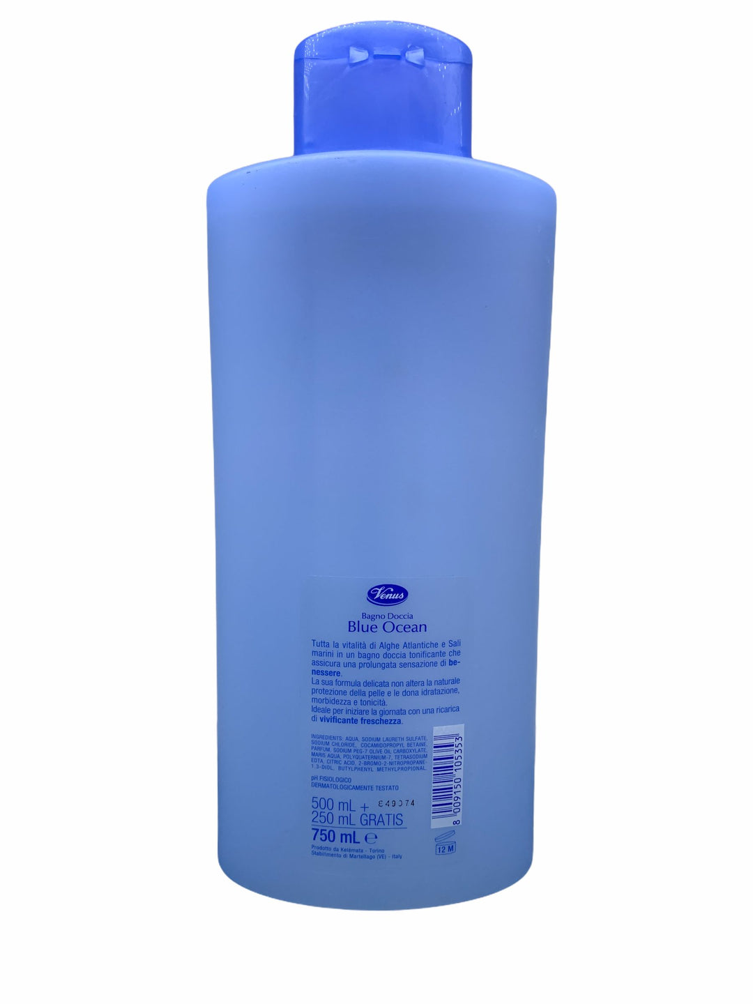 Venus bagno doccia blue ocean con alghe atlantiche e sali marini 750 ml