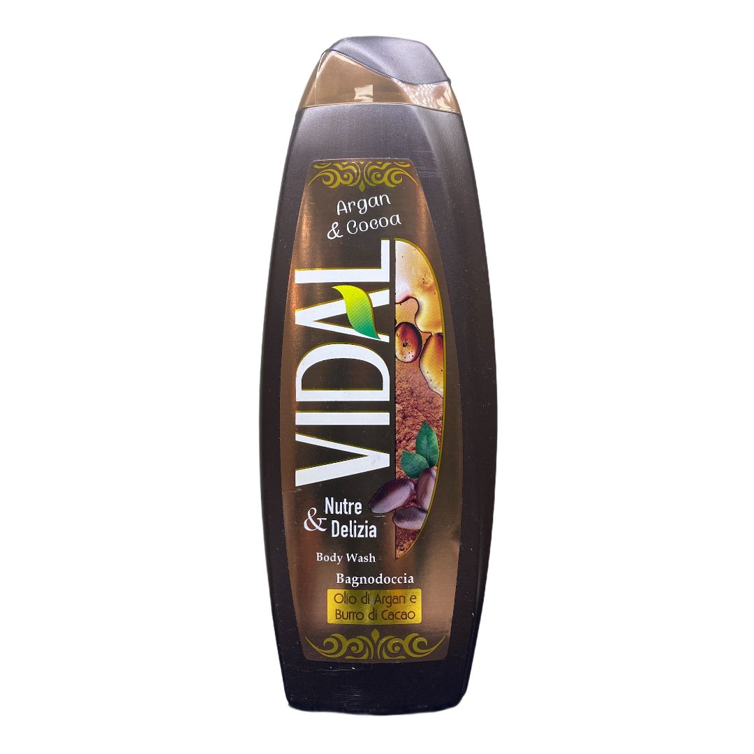 Vidal bagno doccia argan e cocoa 500 ml