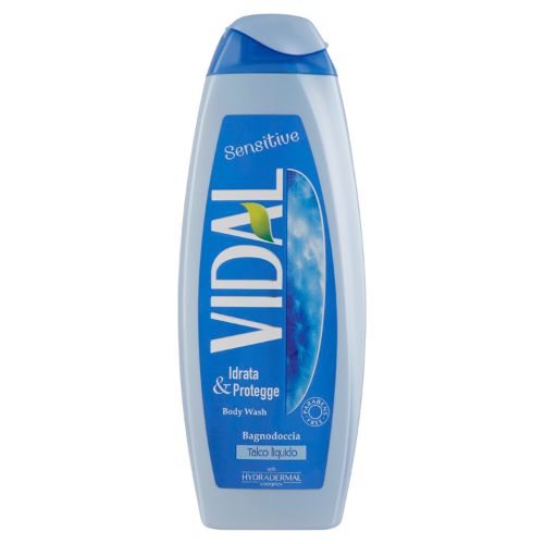 Vidal bagno doccia talco liquido sensitive 500 ml
