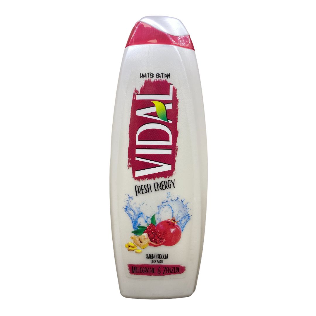 Vidal bagno schiuma melograno e zenzero 500 ml