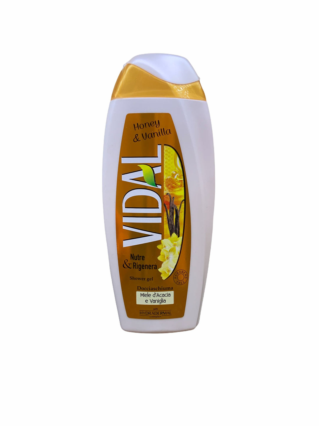 Vidal doccia schiuma honey e vanilla 250 ml