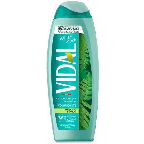 Vidal doccia schiuma muschio bianco 250 ml