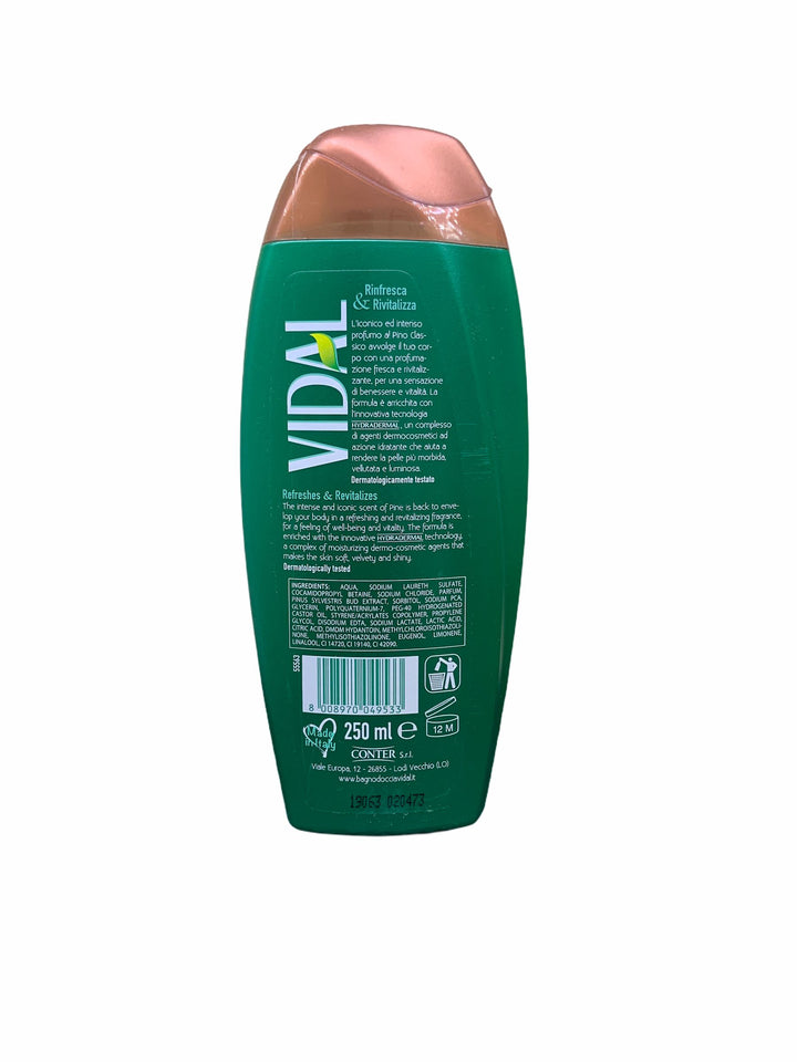 Vidal doccia schiuma original pino classico 250 ml