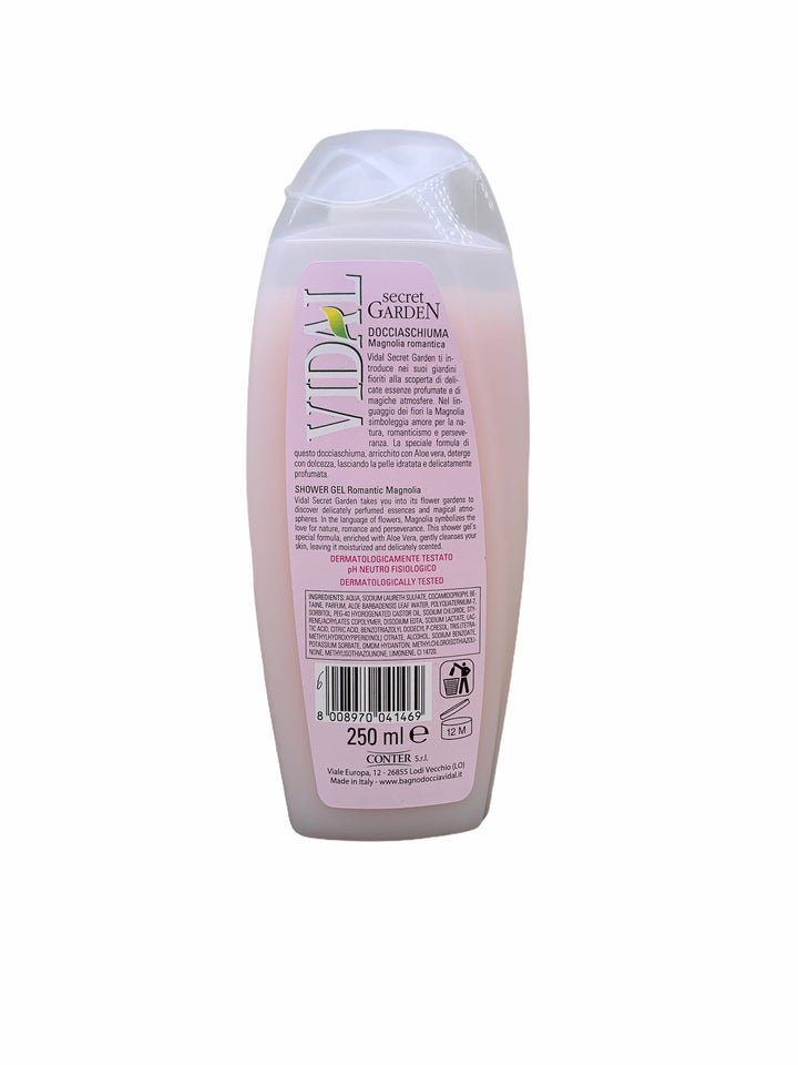 Vidal doccia schiuma secret garden magnolia 250 ml