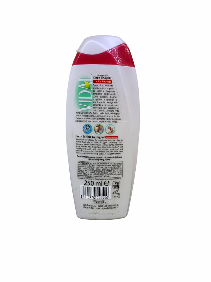 Vidal doccia shampoo antibatterico 250 ml