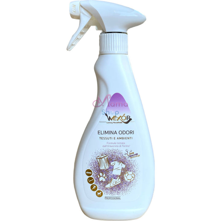 Wexor elimina odori per tessuti e ambiente con tecnologia odor remover 500 ml