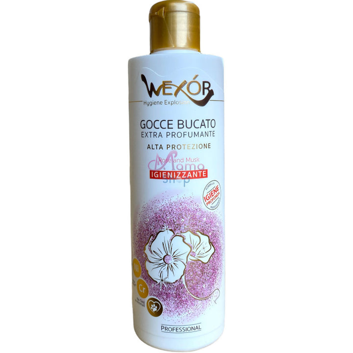 Wexor gocce bucato extra profumante al profumo di rose e musk 235 ml