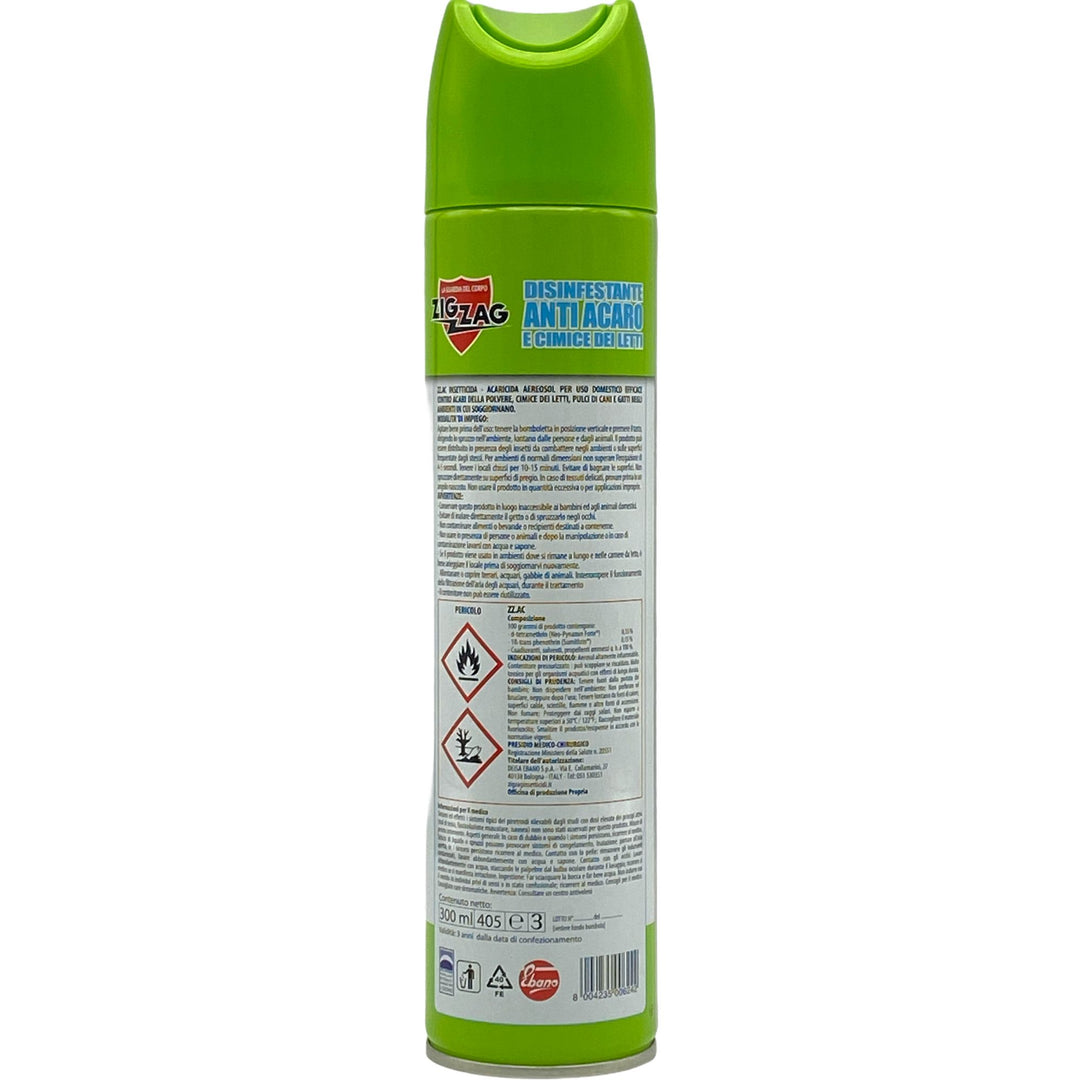 Zig Zag disinfestante anti acaro e cimici 300 ml
